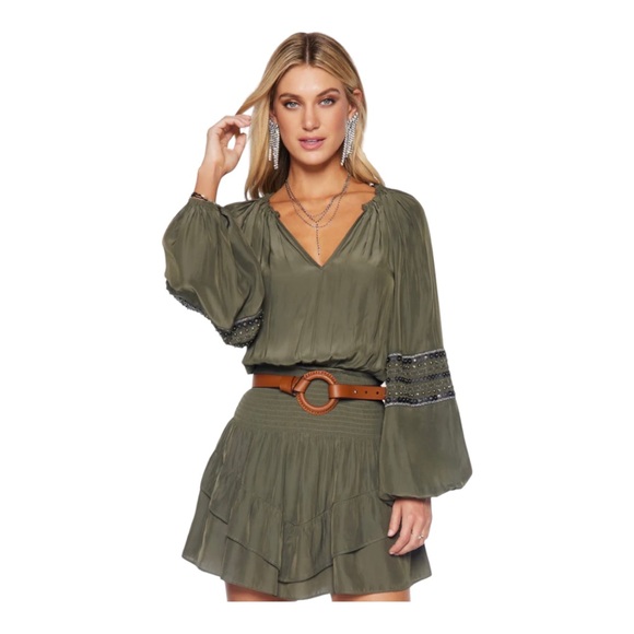 Ramy Brook Dresses & Skirts - RAMY BROOK RALPHIE RUFFLE MINI DRESS